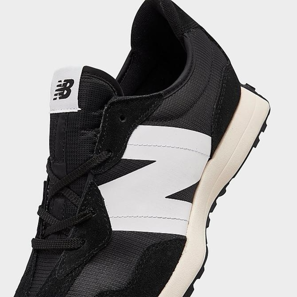 New Balance Youth 327 Black White Casual Running Shoe - GS327GS - Picture 6 of 14